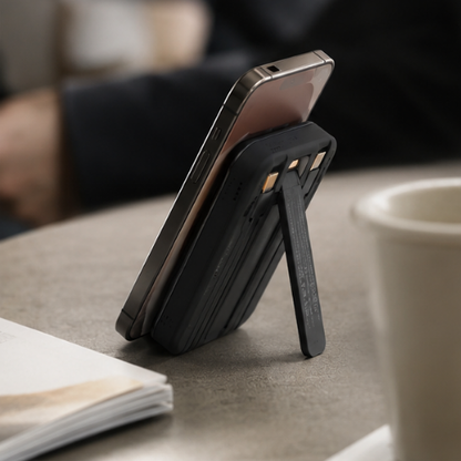 Charge your phone and watch your show at the same time — no more holding your phone up